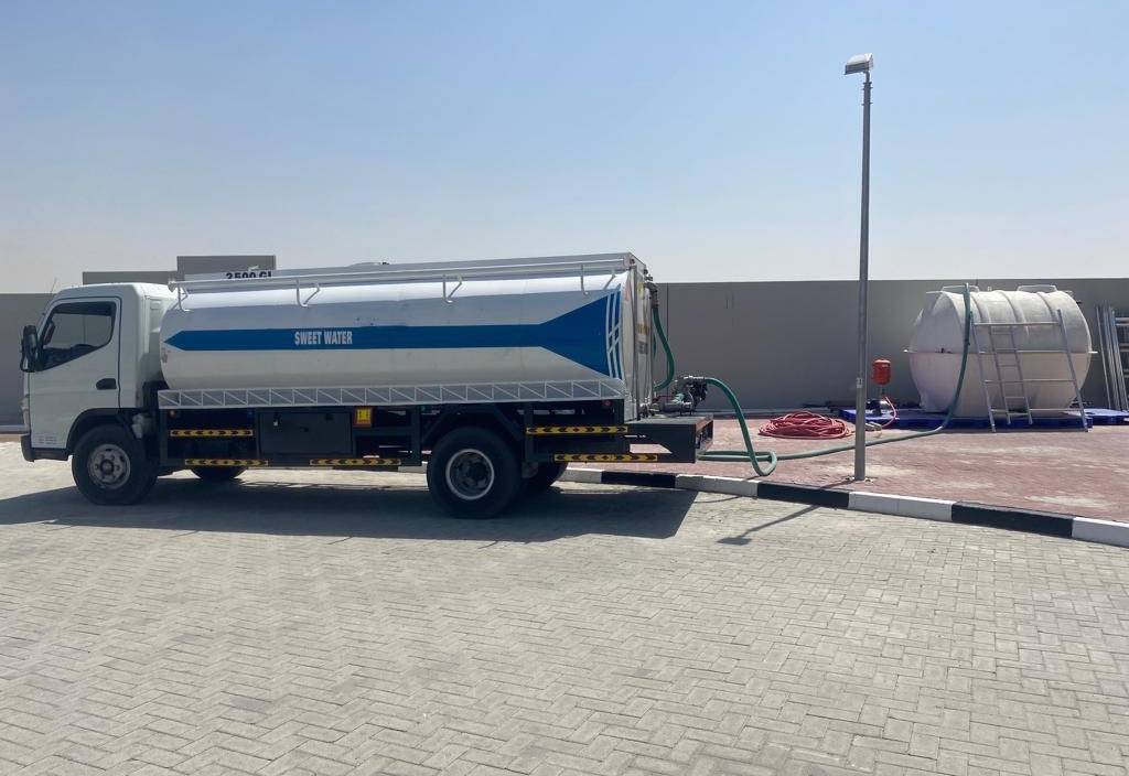 Sweet water tanker supply